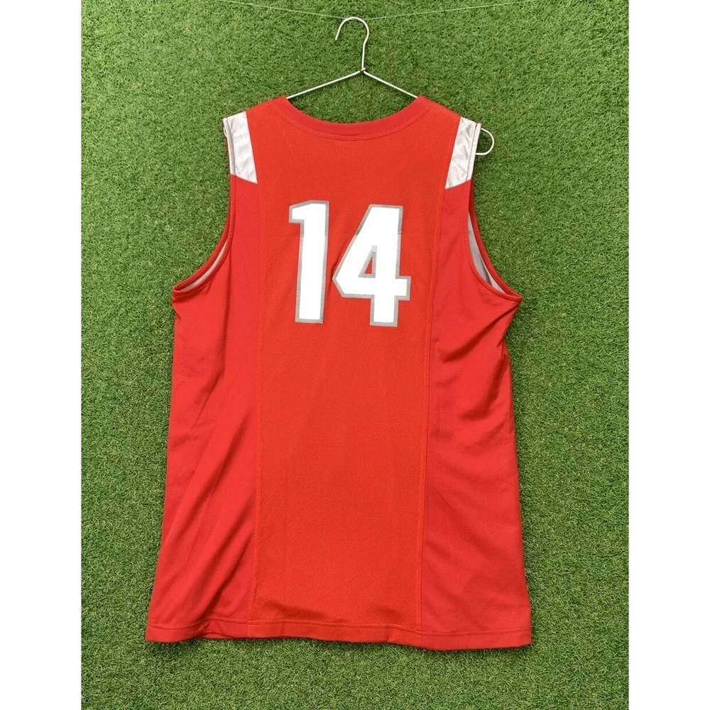 Nike Ohio State Buckeyes Basketball Jersey Mens XL #14 LeBron James Red Home Y2K